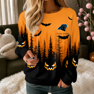Limited Edition – Customized NFL Carolina Panthers Unisex Halloween Sweatshirt