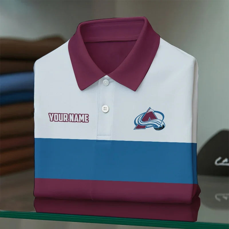 Limited Edition – Customized Nhl Colorado Avalanche Polo Shirt - Image 2