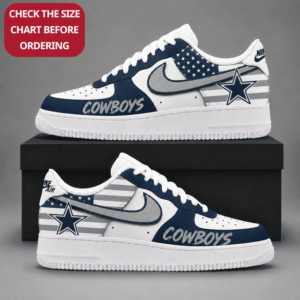 Limited Edition – Customized NFL Dallas Cowboys Air Force 1 Shoes