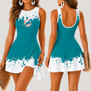 Limited Edition – Customized NFL Miami Dolphins Women’s Summer Skort Dress