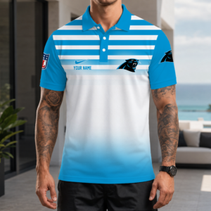 Limited Edition – Customized NFL Carolina Panthers Polo Shirt