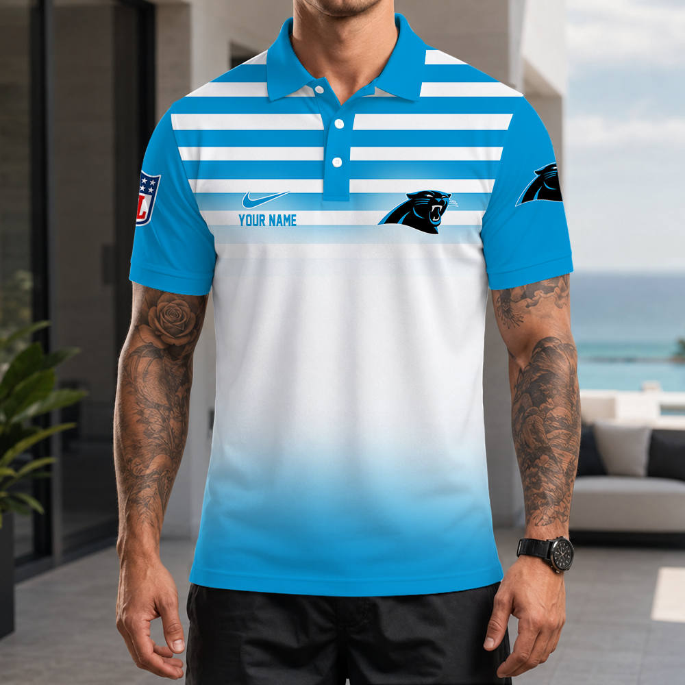 Limited Edition – Customized NFL Carolina Panthers Polo Shirt
