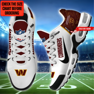 Limited Edition – Customized NFL Washington Commanders Air Max Plus Sneakers
