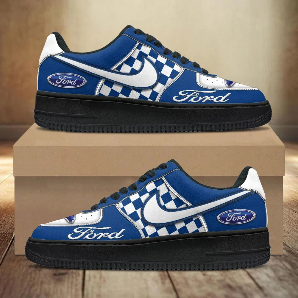 Limited Edition – Customized F1 Ford Racing Air Force 1 Sneakers - Image 2
