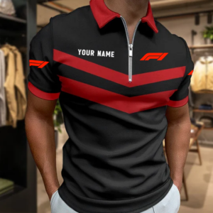 Limited Edition – Customized F1 Formula 1 Zip Polo Shirt