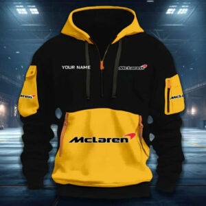 Limited Edition – Customized F1 Mclaren Quarter Zip Hoodie