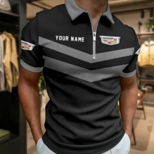 Limited Edition – Customized F1 Cadillac Zip Polo Shirt