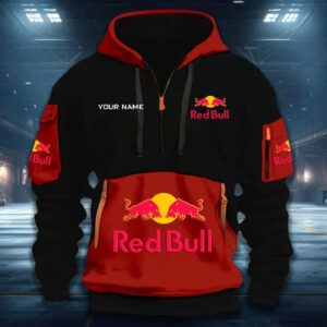 Limited Edition – Customized F1 Red Bull Racing Quarter Zip Hoodie