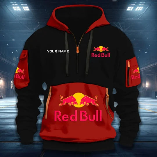 Limited Edition – Customized F1 Red Bull Racing Quarter Zip Hoodie