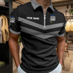 Limited Edition – Customized F1 Racing Bulls Zip Polo Shirt