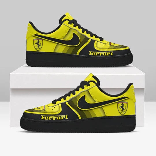 Limited Edition – Customized F1 Scuderia Ferrari Air Force 1 Sneakers - Image 2