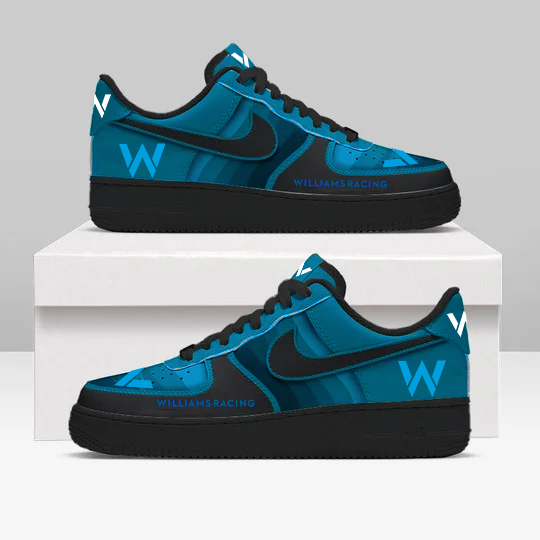 Limited Edition – Customized F1 Williams Racing Air Force 1 Sneakers - Image 2