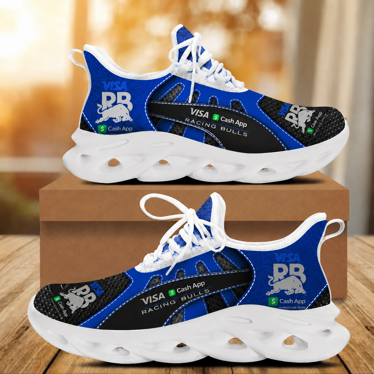 Limited Edition – Customized F1 Racing Bulls Max Soul Shoes - Image 2