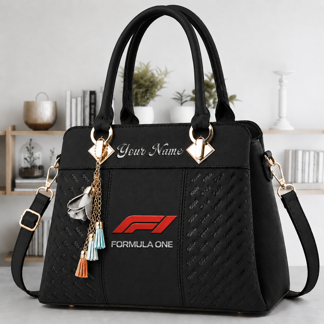 Limited Edition – Customized F1 Formula 1 Multicolor Handbag - Image 2