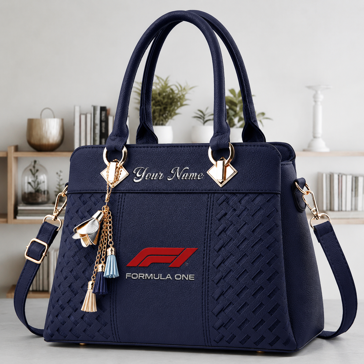 Limited Edition – Customized F1 Formula 1 Multicolor Handbag - Image 3