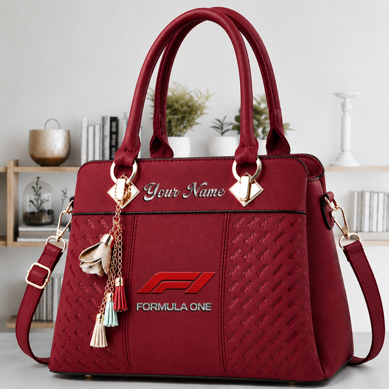 Limited Edition – Customized F1 Formula 1 Multicolor Handbag - Image 5
