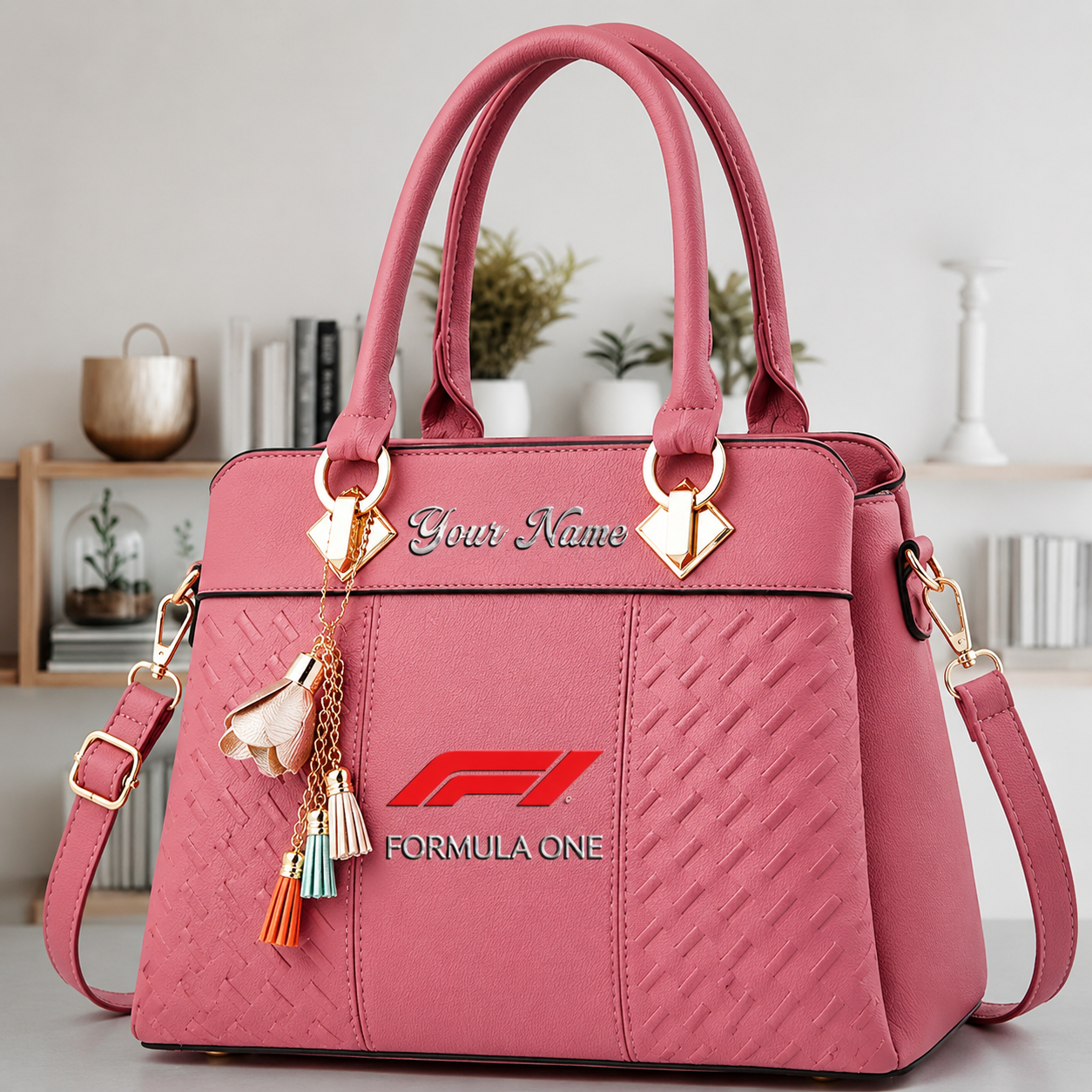 Limited Edition – Customized F1 Formula 1 Multicolor Handbag - Image 6
