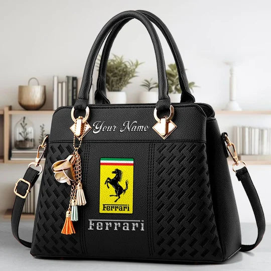 Limited Edition – Customized F1 Scuderia Ferrari Multicolor Handbag - Image 2