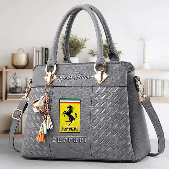 Limited Edition – Customized F1 Scuderia Ferrari Multicolor Handbag - Image 5