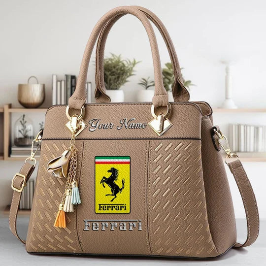 Limited Edition – Customized F1 Scuderia Ferrari Multicolor Handbag