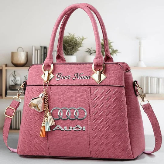 Limited Edition – Customized F1 Audi Multicolor Handbag - Image 6