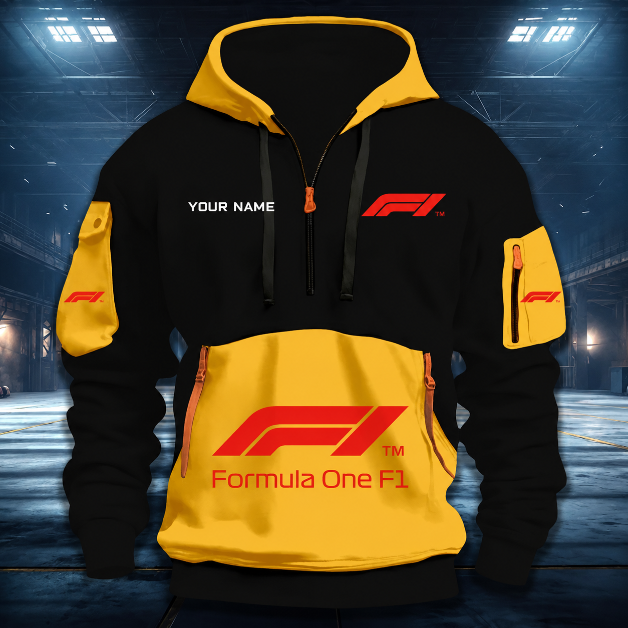 Limited Edition – Customized F1 Formula 1 Quarter Zip Hoodie - Image 6
