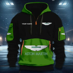 Limited Edition – Customized F1 Aston Martin Quarter Zip Hoodie