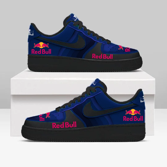 Limited Edition – Customized F1 Red Bull Racing Air Force 1 Sneakers - Image 2