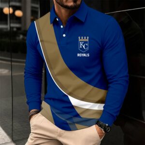 Limited Edition – Customized MLB Kansas City Royals Men’s Long Sleeve Polo Shirt