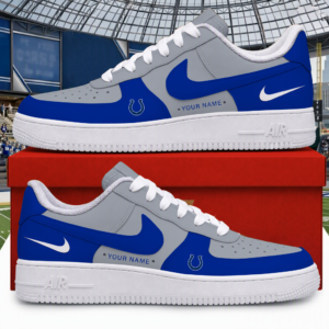Limited Edition – Customized NFL Indianapolis Colts Air Force 1 Shoes
