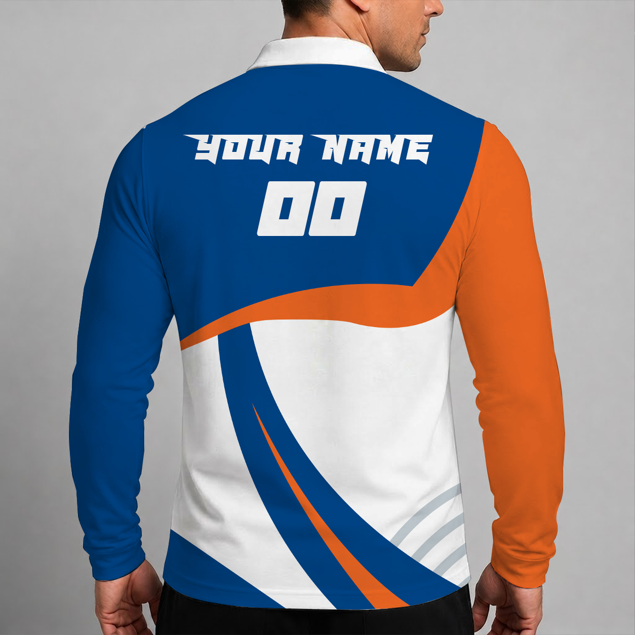 Limited Edition – Customized Nhl New York Islanders Men Long Sleeve Polo Shirt - Image 2