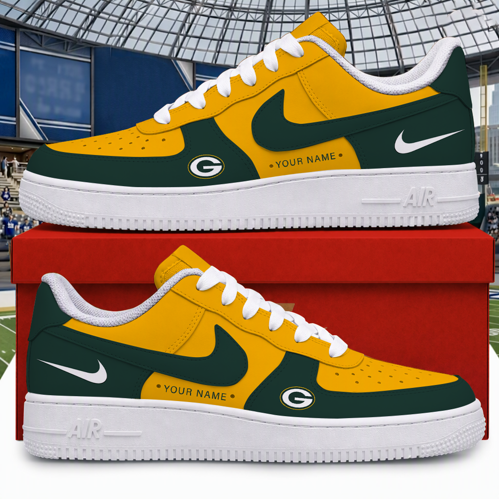 Limited Edition – Customized NFL Green Bay Packers Air Force 1 Shoes