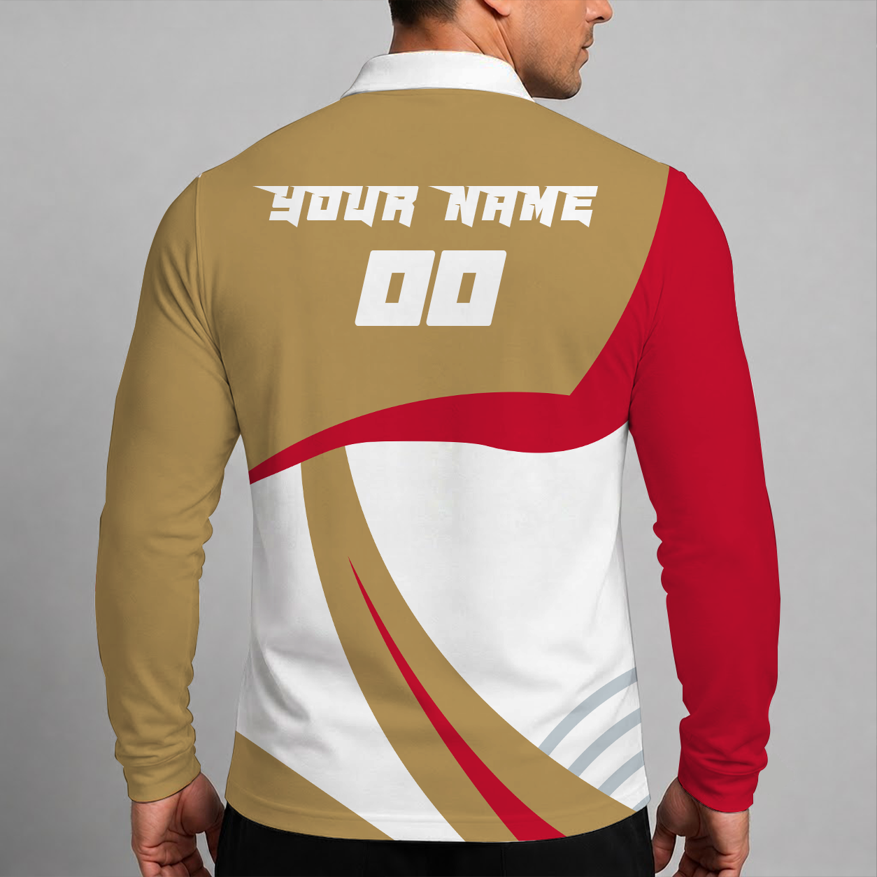 Limited Edition – Customized Nhl Florida Panthers Men Long Sleeve Polo Shirt - Image 2