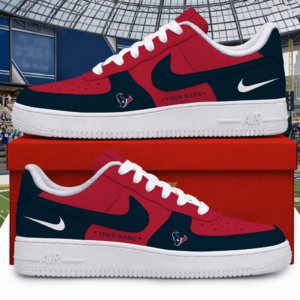 Limited Edition – Customized NFL Houston Texans Air Force 1 Shoes