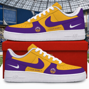 Limited Edition – Customized WNBA Los Angeles Sparks Air Force 1 Sneakers