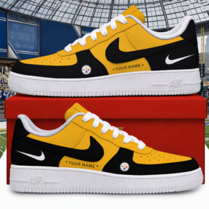Limited Edition – Customized NFL Pittsburgh Steelers Air Force 1 Shoes