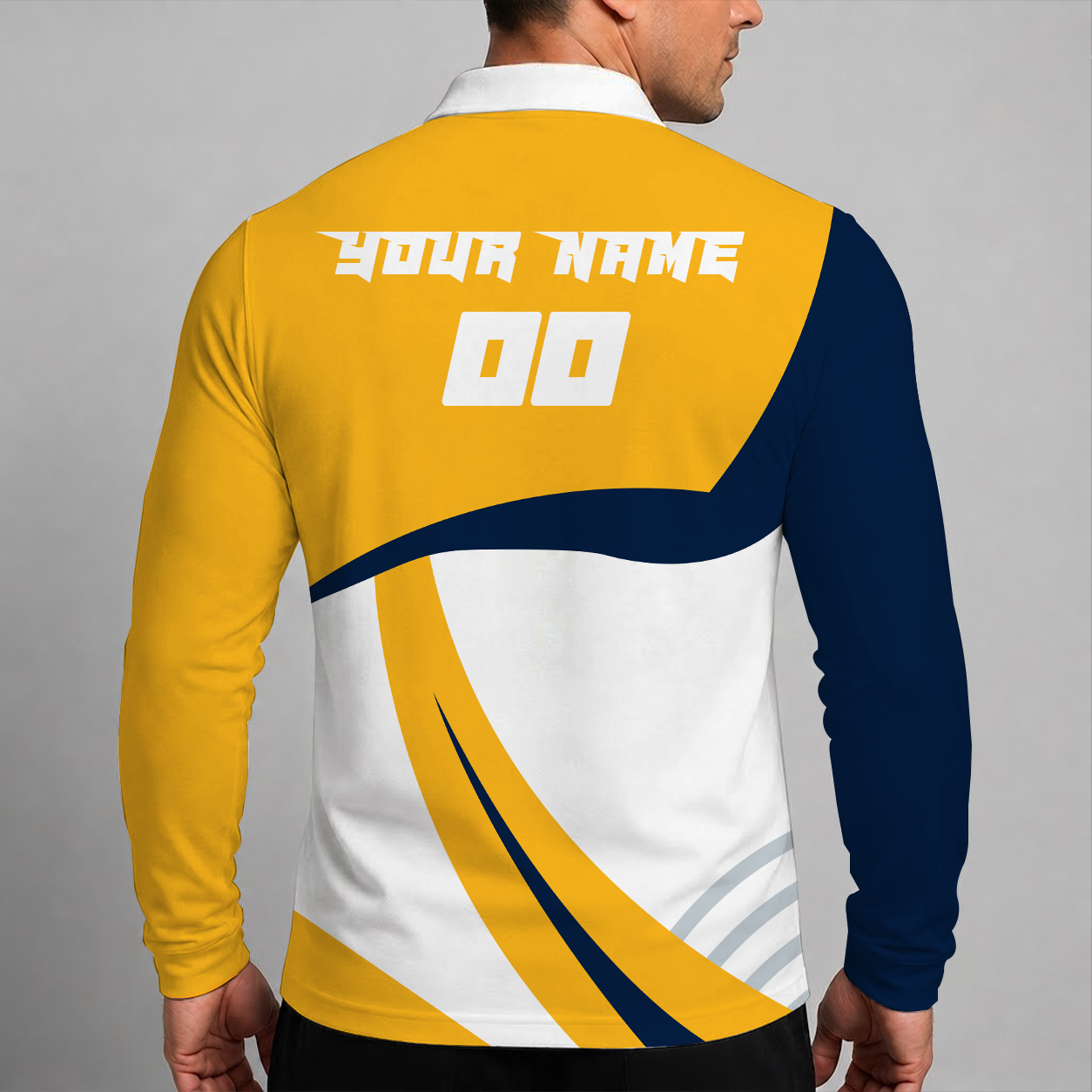 Limited Edition – Customized Nhl Nashville Predators Men Long Sleeve Polo Shirt - Image 2