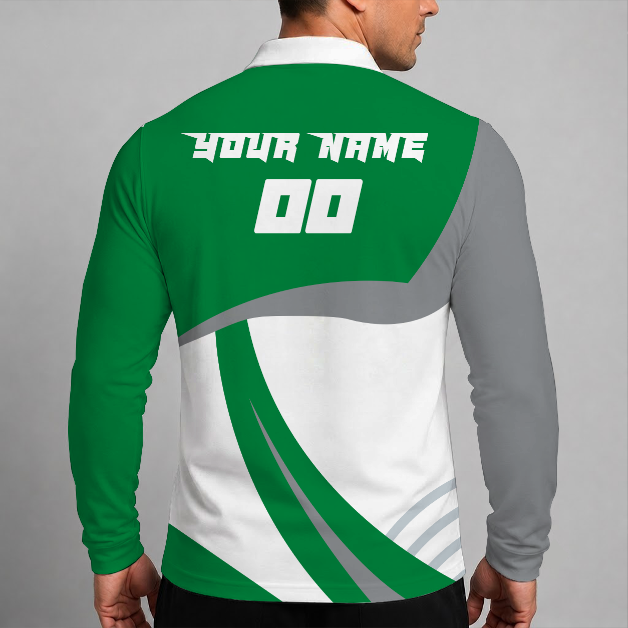 Limited Edition – Customized Nhl Dallas Stars Men Long Sleeve Polo Shirt - Image 2