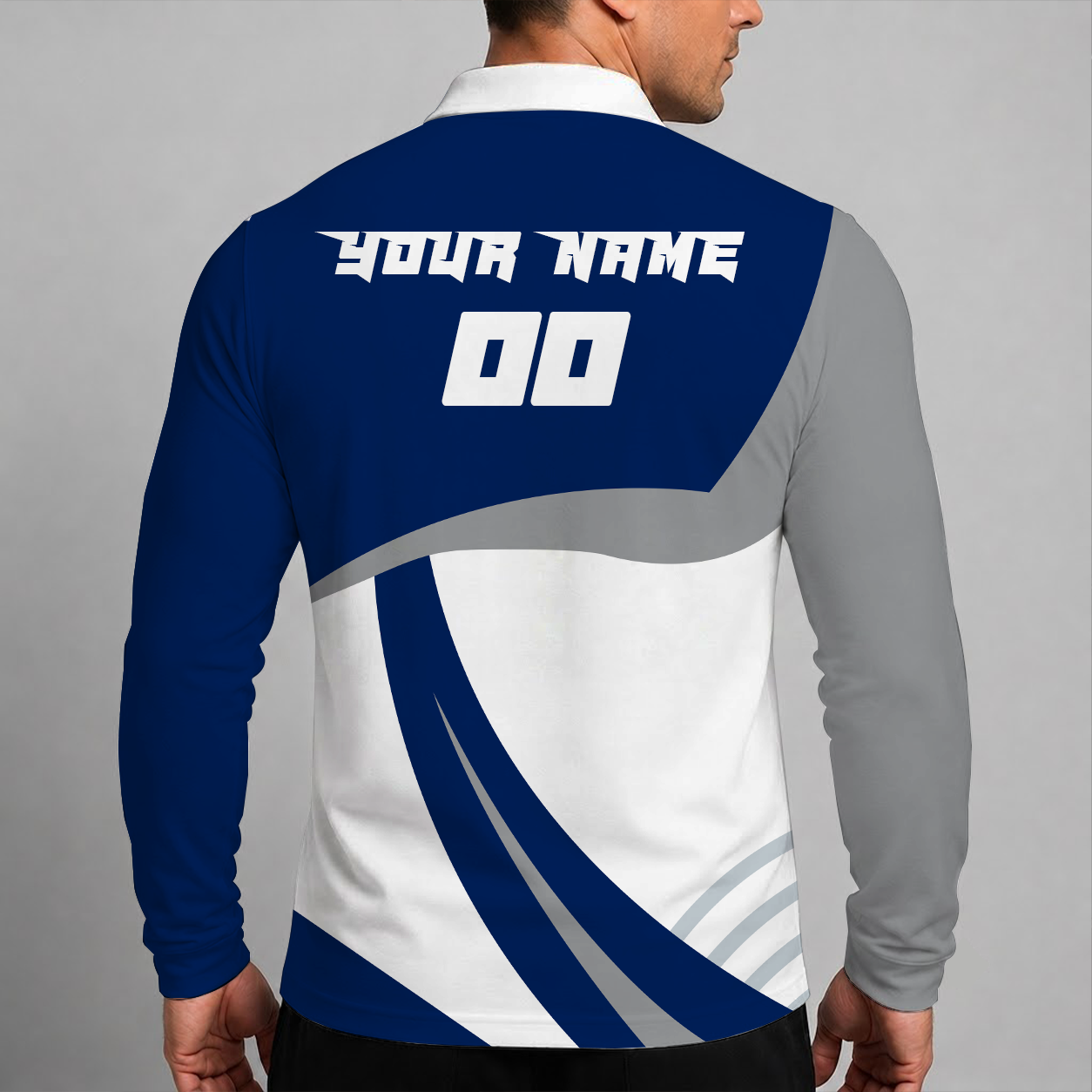 Limited Edition – Customized Nhl Vancouver Canucks Men Long Sleeve Polo Shirt - Image 2