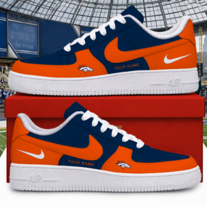 Limited Edition – Customized NFL Denver Broncos Air Force 1 Shoes
