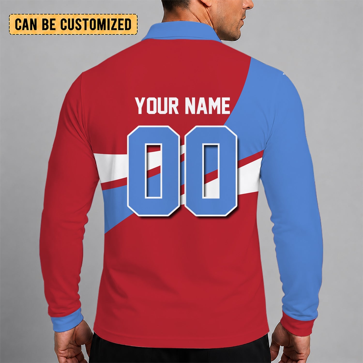 Limited Edition – Customized NFL Tennessee Titans Long Sleeve Polo Shirt - Image 2