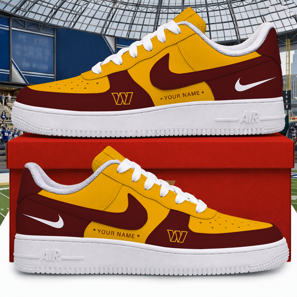 Limited Edition – Customized NFL Washington Commanders Air Force 1 Shoes
