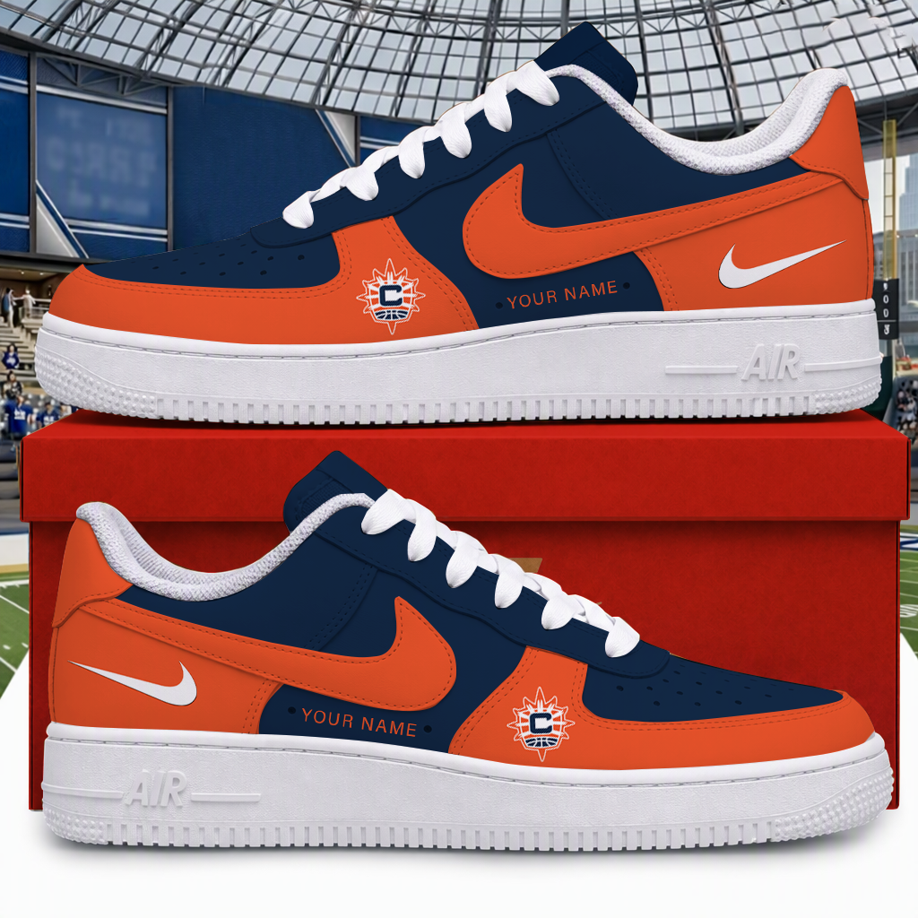Limited Edition – Customized WNBA Connecticut Sun Air Force 1 Sneakers