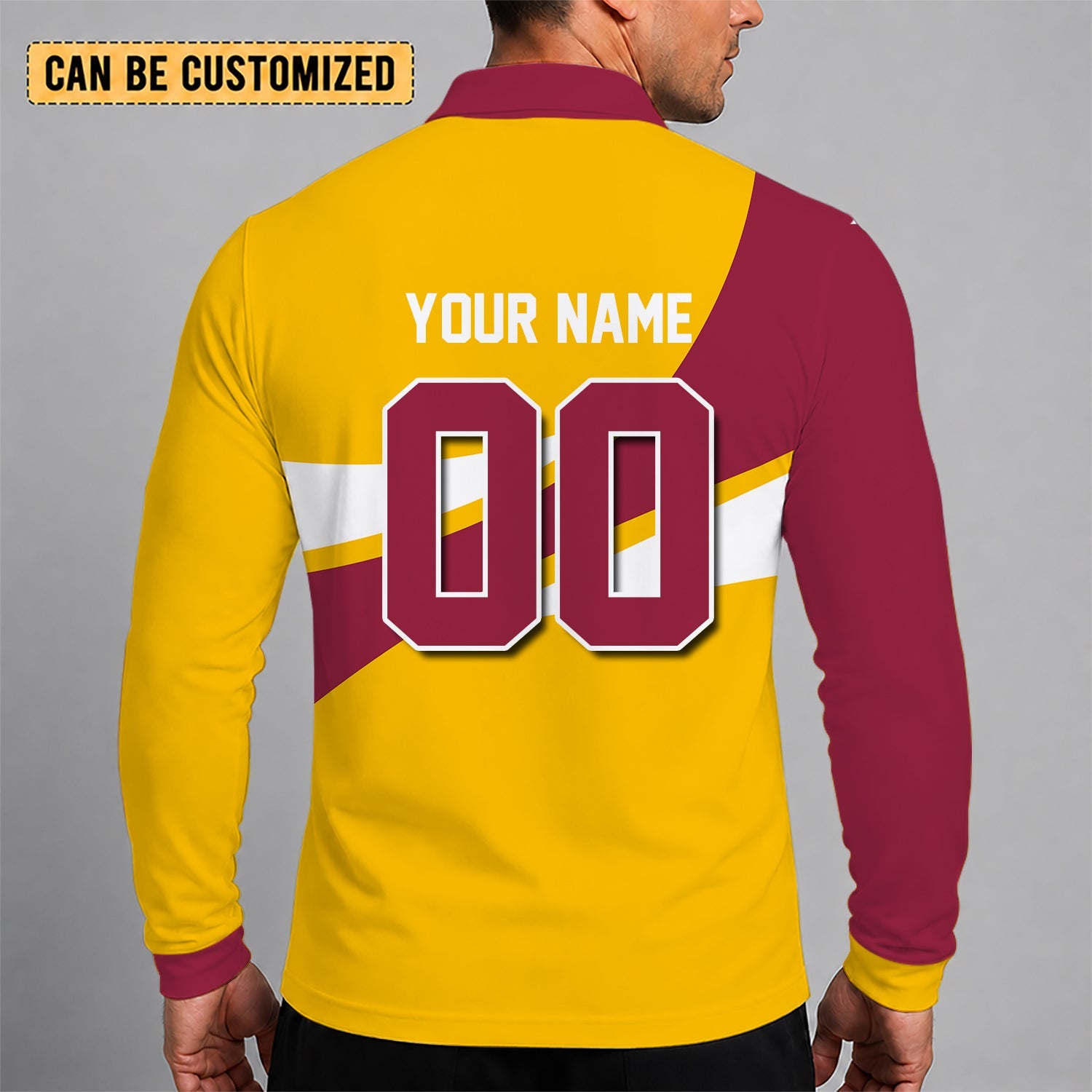 Limited Edition – Customized NFL Arizona Cardinals Long Sleeve Polo Shirt - Image 2