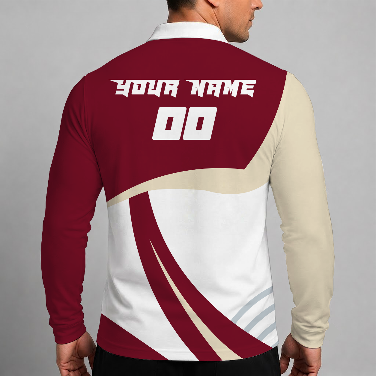 Limited Edition – Customized Nhl Arizona Coyotes Men Long Sleeve Polo Shirt - Image 2