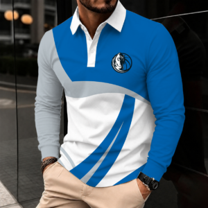 Limited Edition – Customized NBA Dallas Mavericks Men Long Sleeve Polo Shirt