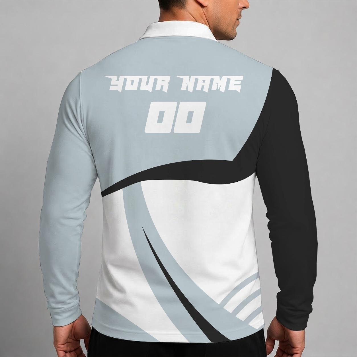 Limited Edition – Customized NBA San Antonio Spurs Men Long Sleeve Polo Shirt - Image 2