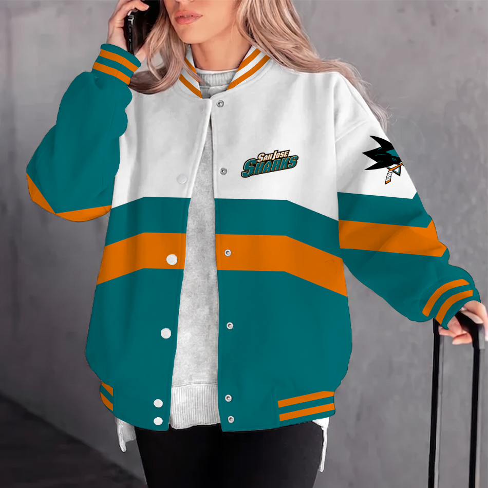 Limited Edition – Customized Nhl San Jose Sharks Varsity Jacket & Baseball Jacket