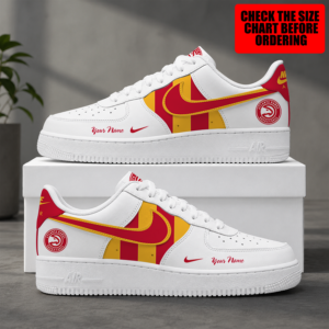 Limited Edition – Customized NBA Atlanta Hawks Air Force 1 Shoes