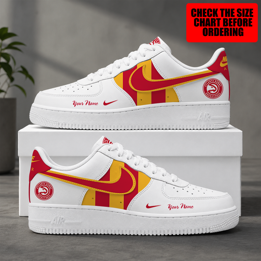 Limited Edition – Customized NBA Atlanta Hawks Air Force 1 Shoes